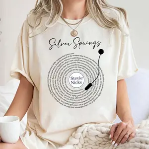 Silver Springs Lyrics Stevie Nicks Shirt, Stevie Nicks Fleetwood Mac Shirt