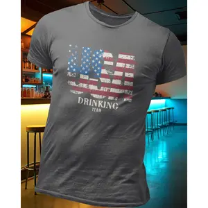 USA Drinking Team T-Shirt Cotton Menswear