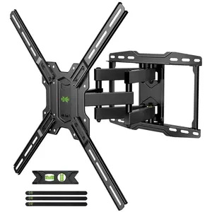USX MOUNT TV Wall Mount for 42-75 inch TVs, Full Motion TV Mount with Dual Swivel Articulating Tilt Extension Arms, Wall Mount TV Bracket with Max VESA 600x400mm, up to 100lbs, Fits 8” 12” 16" Studs tv wall