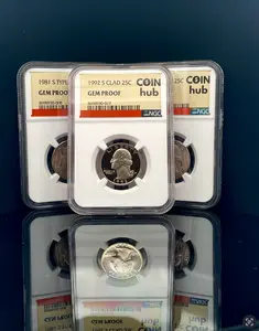 1 Mixed-Date NGC Gem Proof Washington Quarter 25C