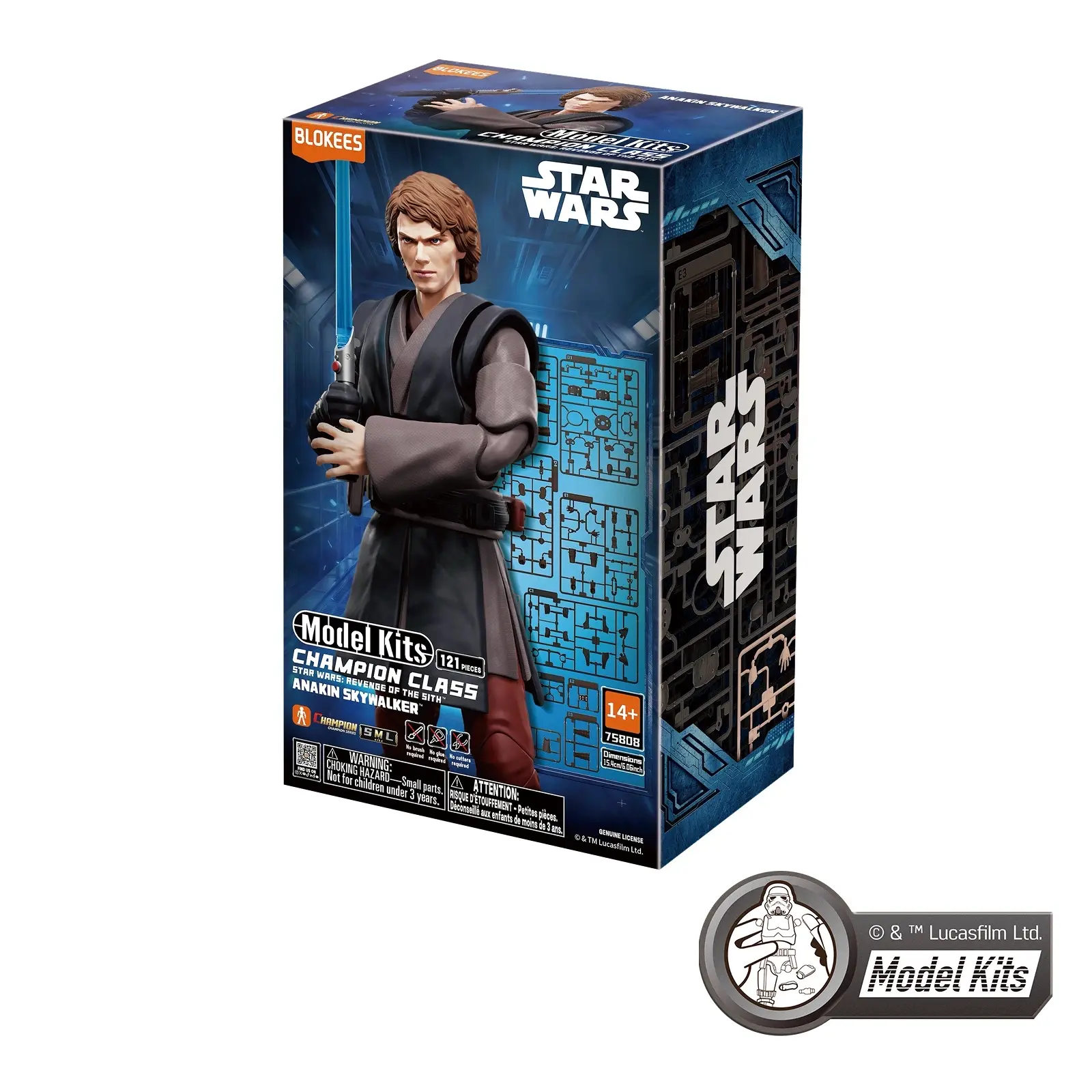 STAR WARS: REVENGE OF THE SITH CHAMPION CLASS 08 ANAKIN SKYWALKER MODEL KITS | BLOKEES