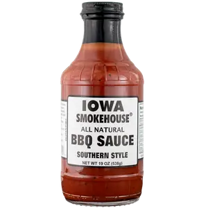 IOWA SMOKEHOUSE BBQ Sauce, Southern Style - 19 oz - All Natural Sauce
