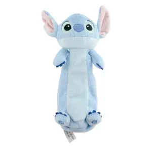 MINISO Disney Stitch Series Plush Pencil Case - Cute Plush Pencil Case with Pen Cover, Large Capacity Stationery Bag/Pencil Case, Suitable for Female Students, Perfect Gift for Friends