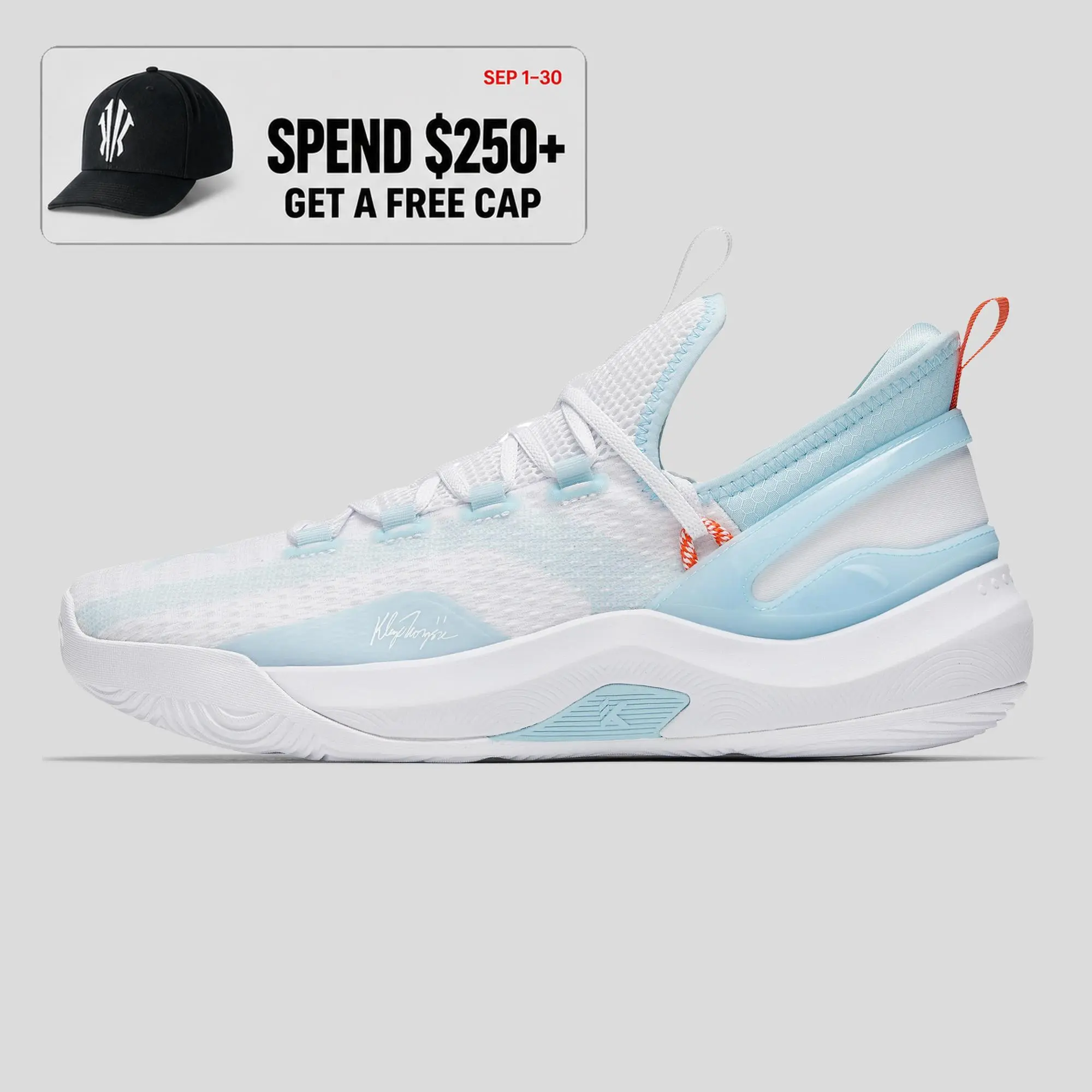ANTA MEN KT FLY Basketball Shoes Klay Thompson Rebound Outdoor Hooper Lightweight Breathable Sports Shoes Indoor Court Outdoor Court Team Practice Game Day Hoop Shoes Fall Training