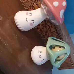 Itzy Mini Maracas Musical Rattle Set - Fun Mushroom Design with Rattle Beads & Jingle Bell for Baby's Development