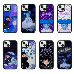 Sad Boyz Phone Case for iPhone 16 15 14 13 12 11 X XR Max Mini Plus Shockproof Protective Cover with Sad Boyz 4 Life Design