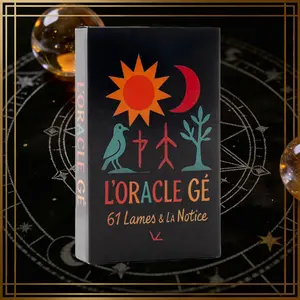 Oracle Style Oracle Cards with Instructions, Unique Design for Collectors, Perfect Gift for Enthusiasts, High-Quality Material