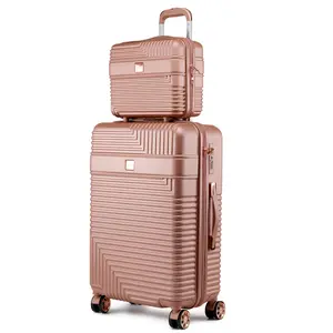 MKF Collection Luggage Set a Medium Carry-on and Small Cosmetic Case