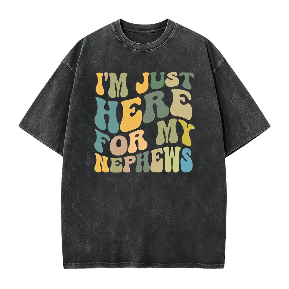I'm Just Here for My Nephews Shirt, Gift for Cool Aunt, New Auntie Shirt, Best Aunt Shirt, Funny Aunt Shirt, Favorite Aunt Shirt