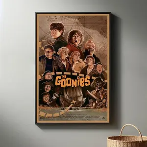 The Goonies Movie Poster | High Quality Canvas Print I 2025 Movie Poster | Modern Room Decorative Arts | Popular Film Gift