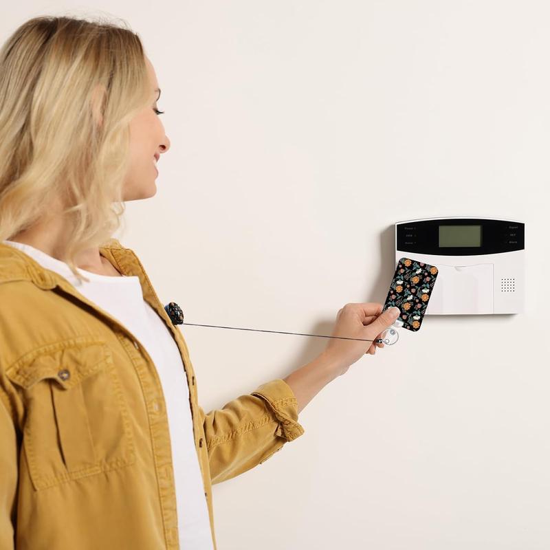 3 Set Heavy Duty Badge Holder with Retractable Reel,ID Badge Holder Key Card Work Badge Clip for Nurse Teacher Student Office Women Men