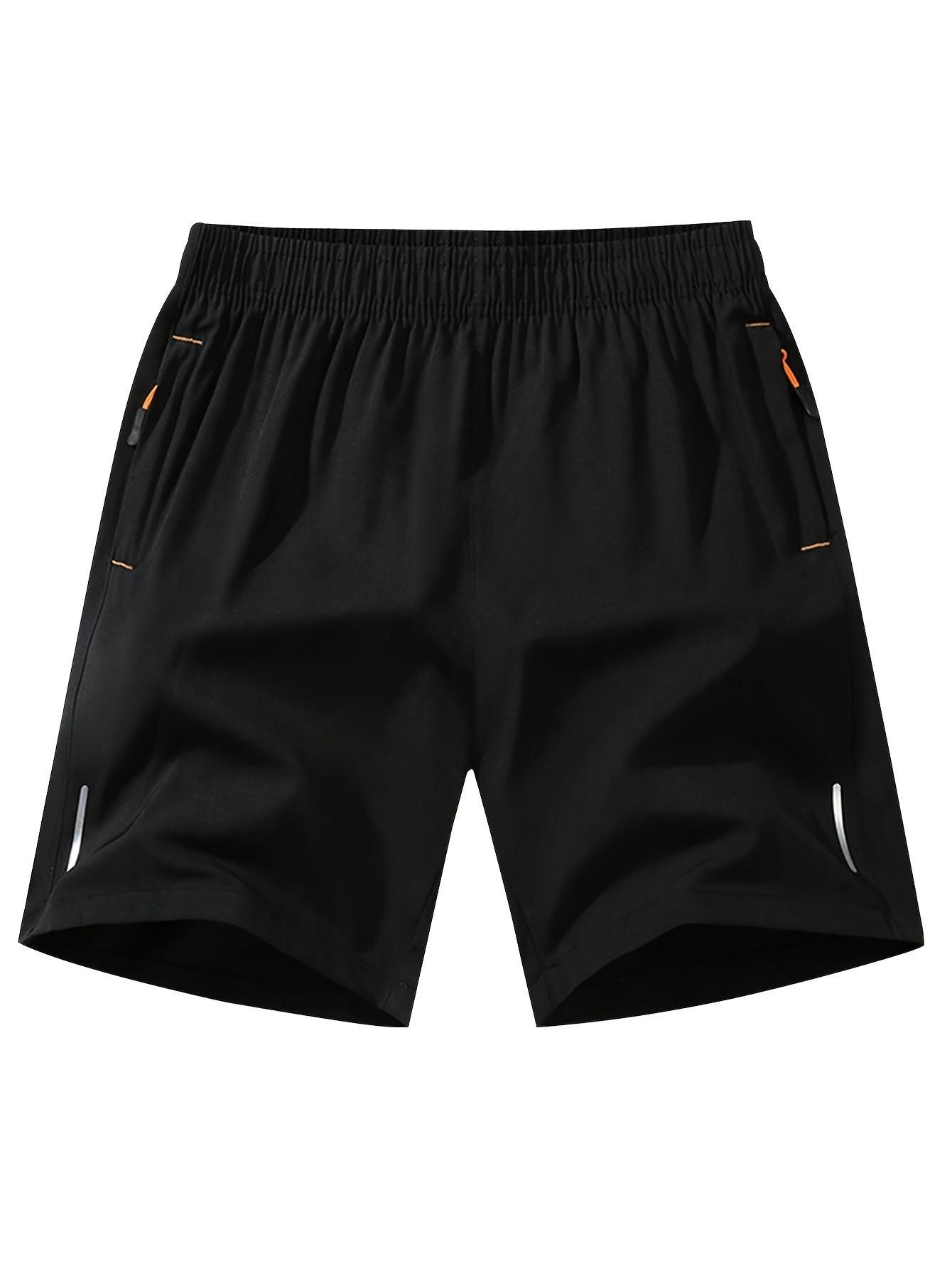 6-piece set, men's zipper pocket shorts, summer ice silk beach shorts, ice-sense quick-dry sports casual pants, basketball shorts thin, plus-size men's clothing reflective strip design, Menswear,Plain Trouser,suitable for running and fitness. Beige 6-piece set, men's zipper pocket shorts, summer ice silk beach shorts, ice-sense quick-dry sports casual pants, basketball shorts thin, plus-size men's clothing reflective strip design, Menswear,Plain Trouser,suitable for running and fitness. Beige