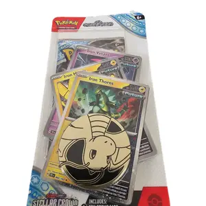 Stellar Crown Blister Pack - with Promo Card, 1 Promo Card & 1 Pokemon Coin, Includes Iron Thorns Cards