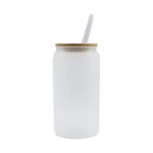 16oz Frosted Glass Sublimated Cup