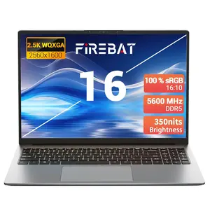 16 Inch Gaming Laptop U6B, AMD R7 255(Up to 4.9GHz), 16GB+512GB,16’’ 2.5K 120Hz, HDMI2.0 & DP1.4, WiFi6 & BT5.2, TF, Triple Display Support, PD Charging, Metal Casing