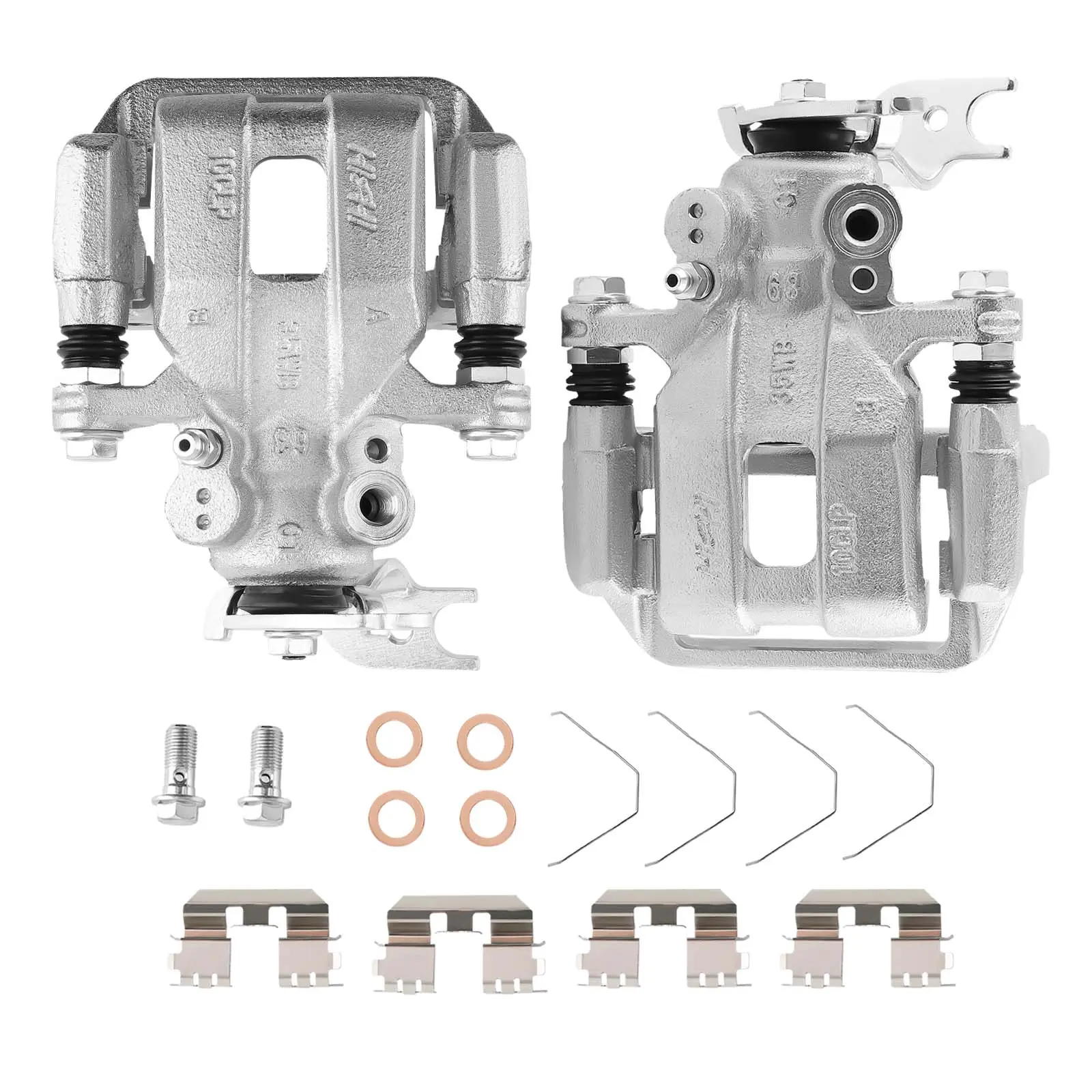 2X Rear Brake Caliper compatible for Acura TSX compatible for Honda Accord 19-B3358 19-B3359 2008-2012