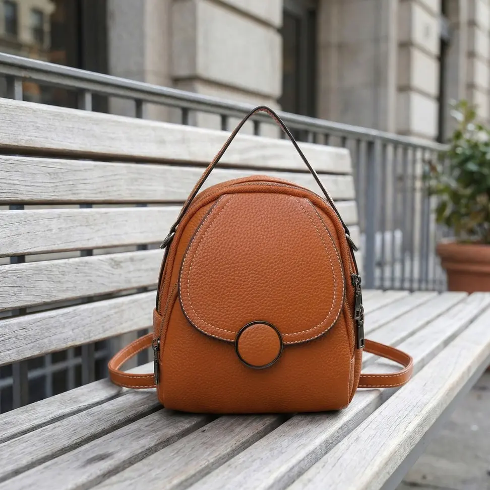 Mini Leather Backpack – Stylish Everyday Carry Mini Leather Backpack – Stylish Everyday Carry