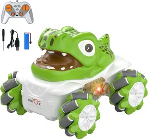 1:36 Cute Animal Racing RC Stunt Car, 2.4GHz 4WD RC Car with LED Lights, 360° Rotating Drift Toddler Car, Cute Toy Car, Gift Guide.