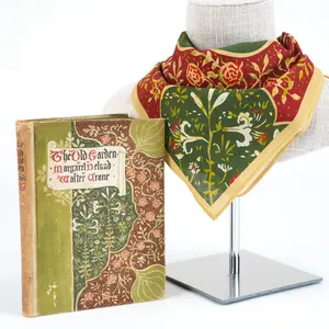 Floral Bandana – Lightweight Square Head Wrap, Soft Hair Scarf, Boho Retro Neck Accessory, Vintage Style for Daily Wear, Summer & Spring Fashion