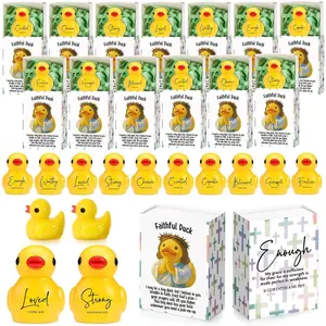 20 Sets CNA Week Christian  for Women   Faith Ducks  Verse Employee Appreciation Pocket Hug Religious Gifts for Church Members Coworker