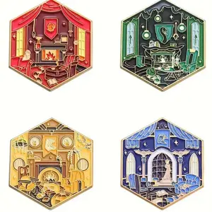 Hogwarts School of Witchcraft and Wizardry Enamel Pins -