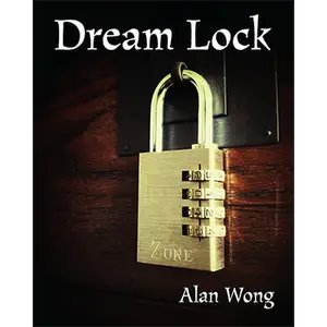 Alan Wong Dream Lock - A Pure Mechanical Magic Trick with 4 Digit Combination Brass Lock for Stage Performance