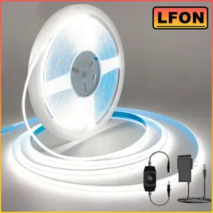 Mood Magic COB LED Strip Light | 32.8Ft Dimmable for Cinematic TV Vibes, Dreamy Bedroom & Kitchen | Ultra-Thin, Seamless Glow (White)