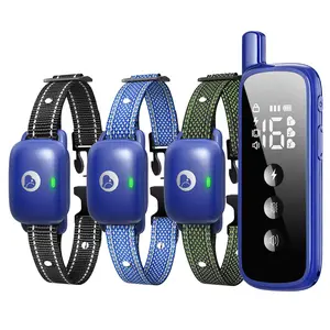 Dog Training Collar with Remote, 2500ft Range, 3 Modes: Buzz, Vibrate, Shock, Ip67 Waterproof, Rechargeable, Suitable for All Breeds