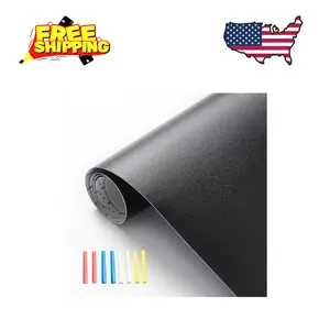 Chalkboard Wallpaper Peel and Stick, 17.5"x78.7" Blackboard Contact Paper Self Adhesive