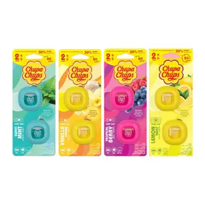 Chupa Chups Car Freshener Vent Clips- Lollipop Candy Themed Aroma for Your Car