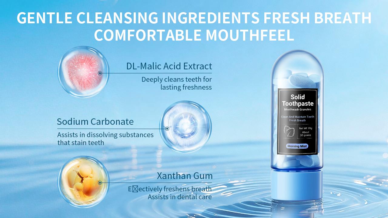 Solid Toothpaste– Eco-Friendly, Easy to Carry,Fluoride-Free, Natural Oral Care，and ong-Lasting Fresh Breath  | The Ultimate Gift Idea#dealsforyoudays