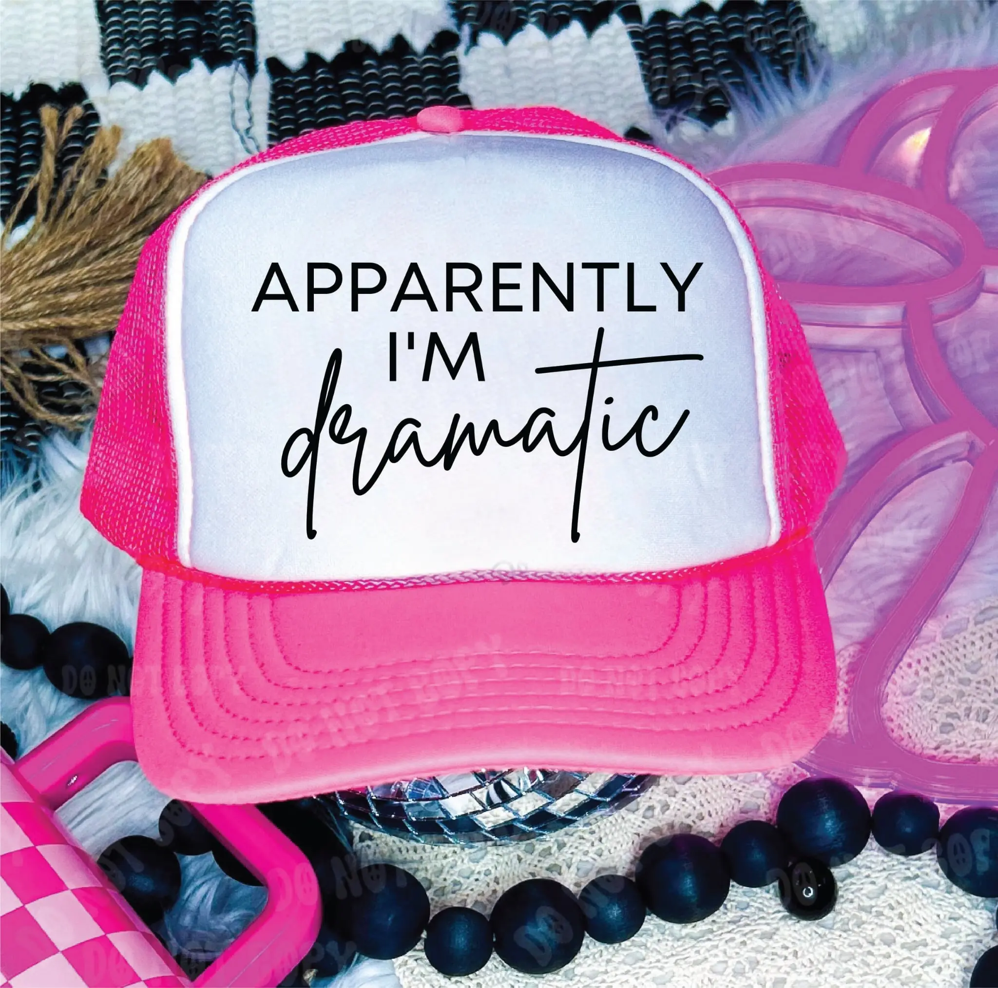 Apparently I'm Dramatic Trucker Hat
