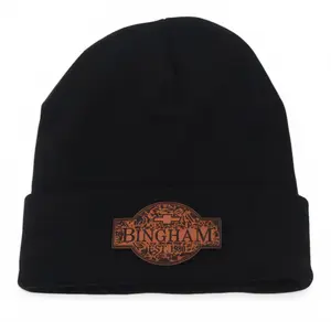 Custom Beanie Leatherette Hat