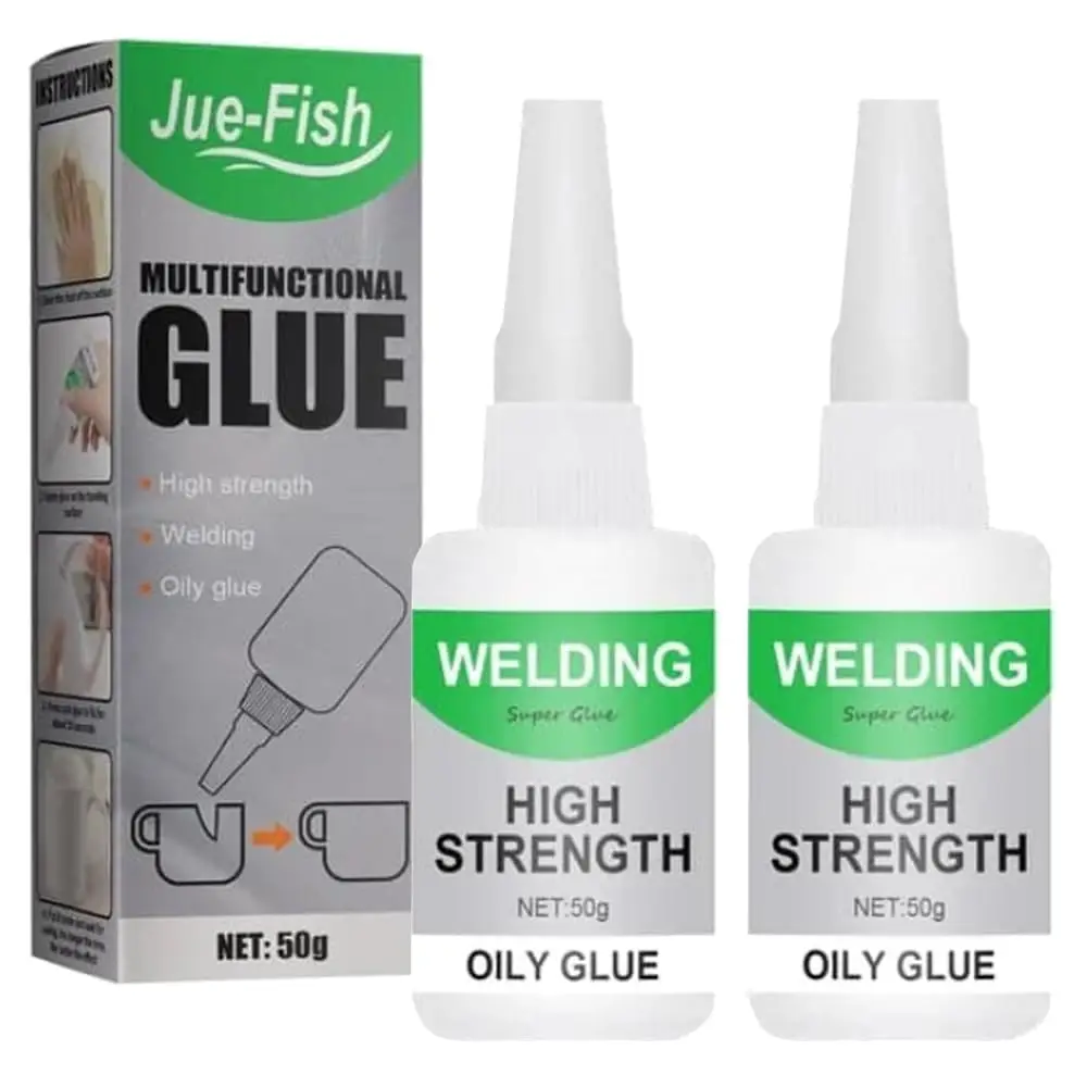 2PCS All-Purpose Superglue, Cyanoacrylate Nail Glue Magic Glue Shose Glue Welding High-Strength Glue Super Glue Gel, Strong & Instant Bond, Fast Dry,