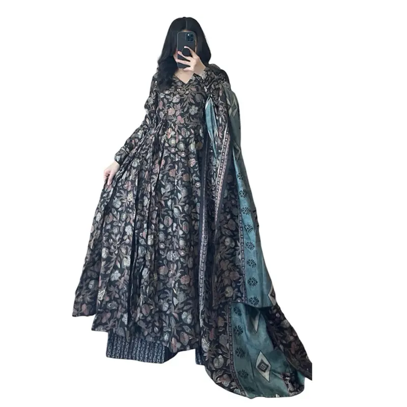 An Anarkali suit