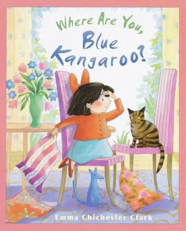 USED Book - Where Are You, Blue Kangaroo? by Emma Chichester Clark (Hardcover) - english