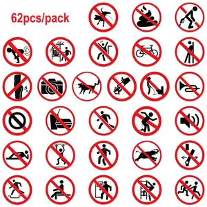 Get Creative with 62 Fun Warning Stickers for Your Luggage, Notebooks, Guitars, and Skateboards! Perfect for Personalizing Your Stuff! 🎉✨