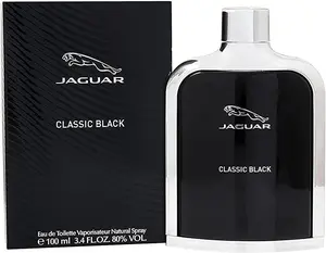 Jaguar Classic Black Eau De Toilette Spray 3.4 Oz/ 100 Ml for Men By 3.4 Fl Oz