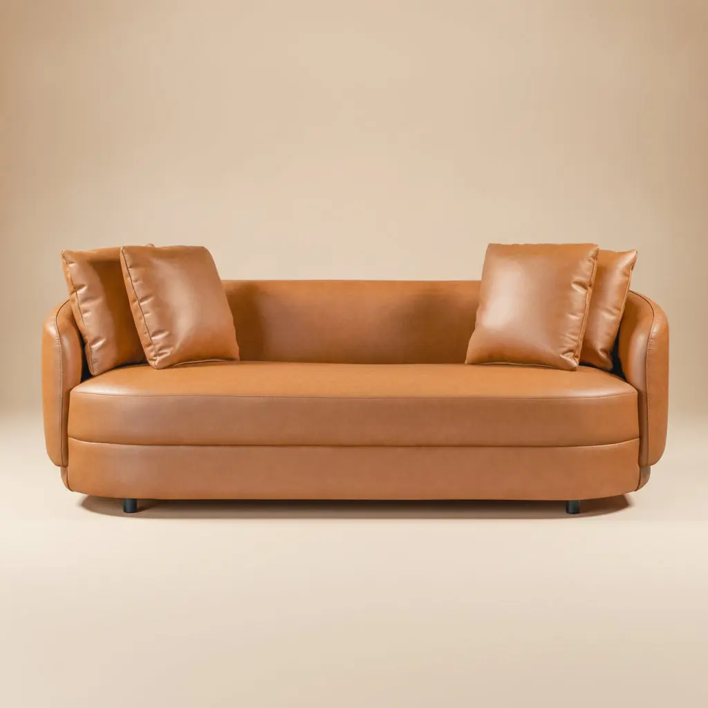 Perth Cognac Leather Sofa