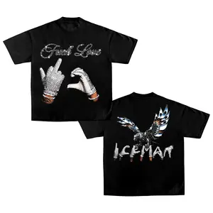 THE ICEMAN F*CK LOVE VINTAGE TEE, Unisex Rap Shirt, Rap Tee, Music Fans Shirt, Rapper Merch Gift for Him Gift For Her, Y2K Womenswear And Menswear Graphic Tee Top Crewneck Apparel
