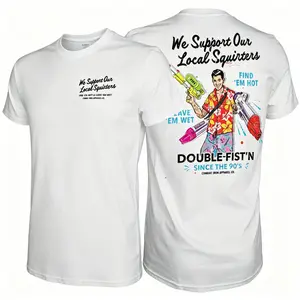 WE SUPPORT OUR LOCAL SQUIRTERS MEN'S T-SHIRT, FUNNY MEME SHIRT