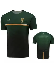 1916 commemorative jersey 3D printed sports football T-shirt Men's shirt quick-drying breathable O-neck top