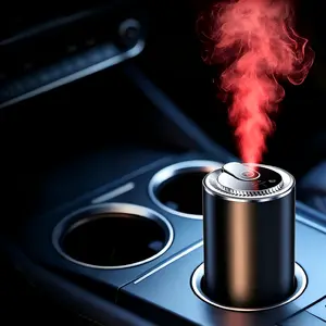 2026 Upgraded Smart Car Air Freshener Diffuser with Starry Sky Projection  RGB music and Adjustable Fragrance Essential Oil Diffuser for Automatic On/Off Functionality. 50ml Car Perfume - Ocean