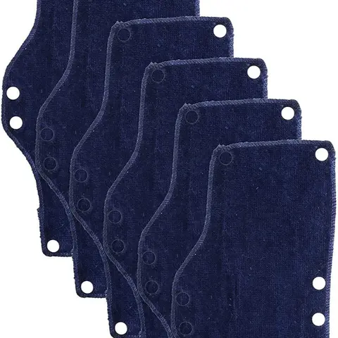 G & F Products Fitted Snap-On Terry Cloth Hard Hat Sweatband, 6 / 12 / 24 Pack - Terry Topper, Breathable Absorption, Washable Liner, Prevents Sweat From Dripping, Print Design, For Construction Work Sites, Blue, Unisex Wear