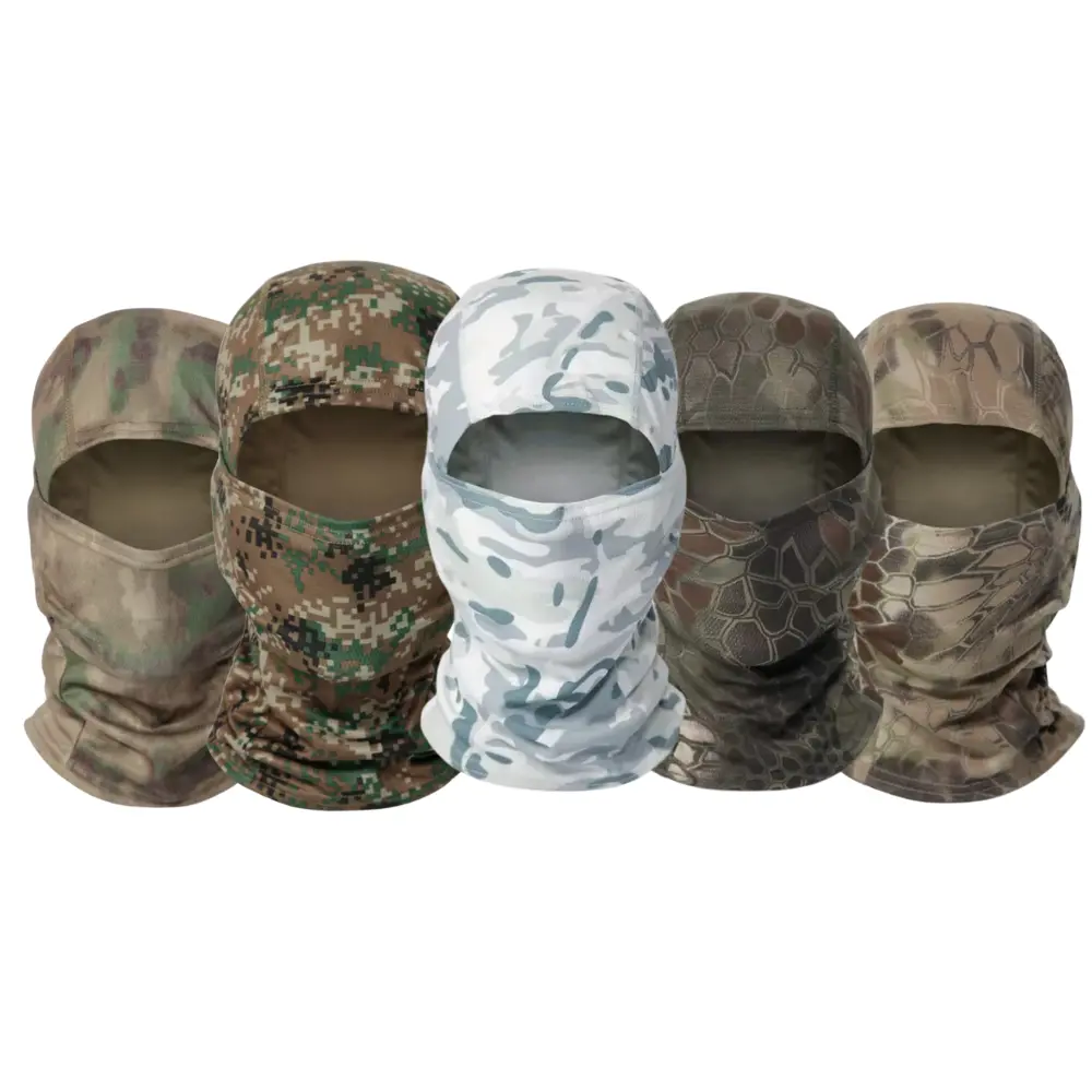 5-Pcs Tactical Balaclava for Outdoor Full Face Mask