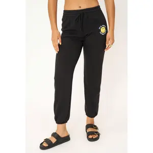 Be Nice Smiley Jogger - Black