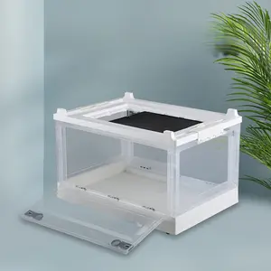 Hamster cage with breathable holes, golden wire bear, rutin chicken breeding box, flower branch mouse, hedgehog breeding box, foldable small animal cage