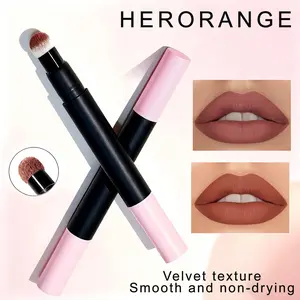 HERORANGE Velvet Matte Liquid Lipstick: A smooth, velvety matte finish with long-lasting, smudge-proof color; suitable for all skin types, leaving lips richly colored and full.