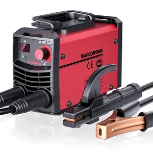 ARCCAPTAIN 130Amp 110V Mini Stick Welder, ARC130 DC IGBT Inverter Arc Welding Machine, Digital Display Portable MMA Welder with Hot Start, Arc Force, Anti-Stick, IGBT Inverter Welder
