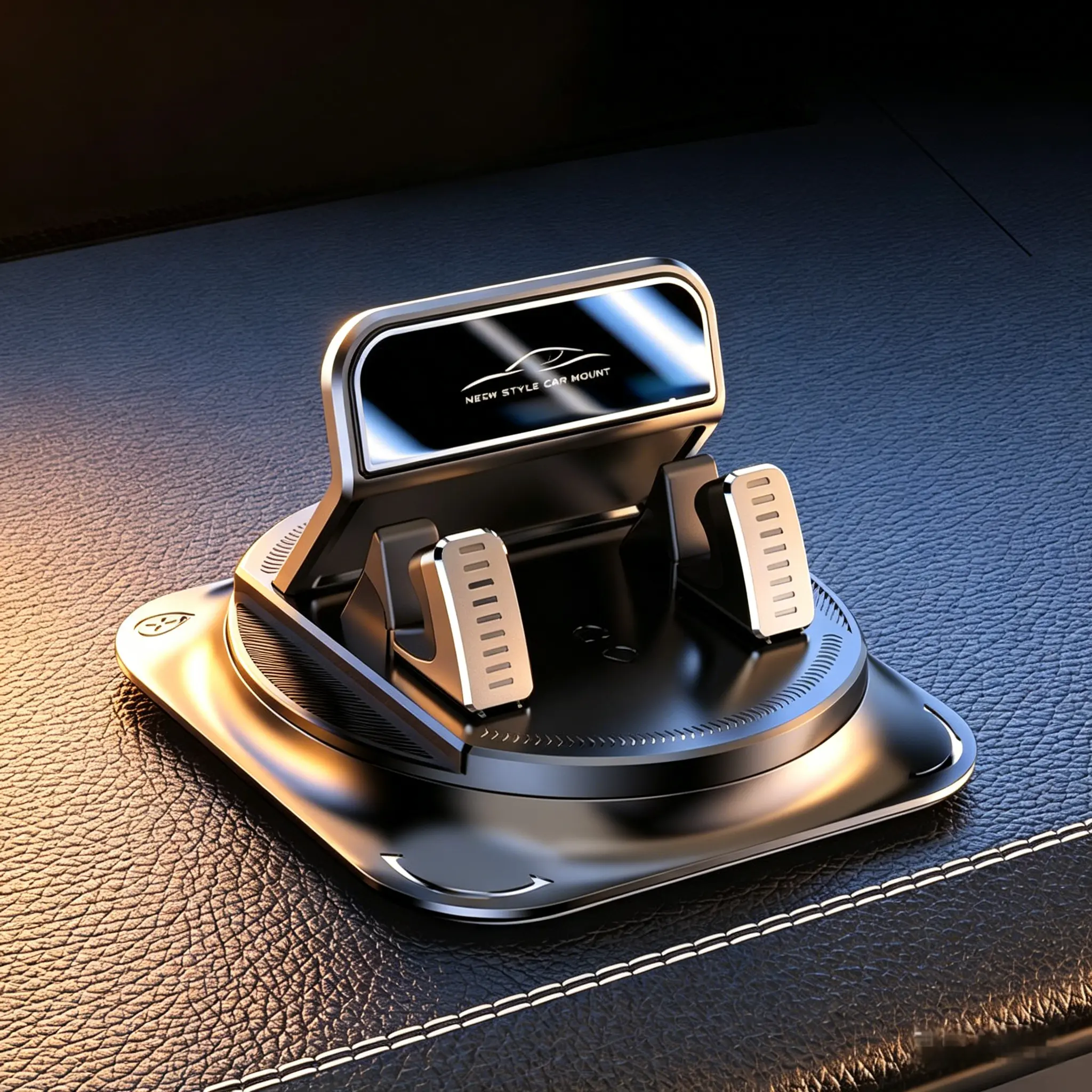 Universal 360° Rotation Car Phone Mount - Dashboard Phone Holder for All Smartphones